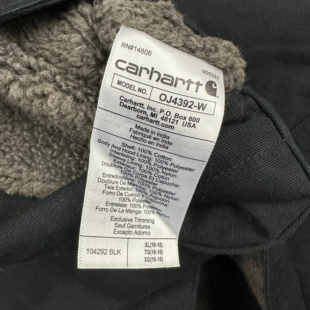 Carhartt jacket size